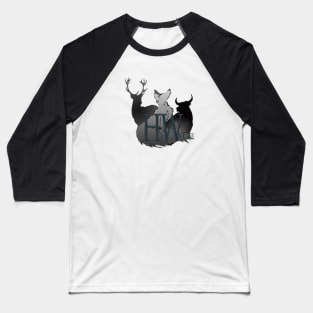 Vixen Stag and Bull HotWife design Baseball T-Shirt